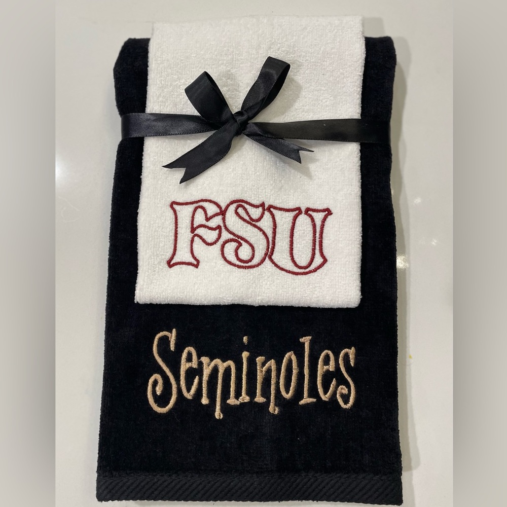 FSU Seminoles Embroidered Towel Set, Florida State